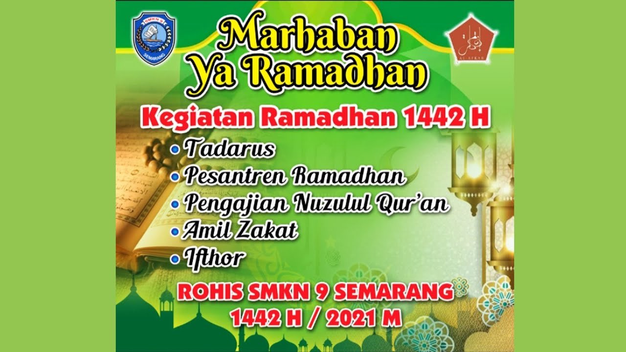 Ramadhan 1442 H di SMK Negeri 9 Semarang ada yang berbeda