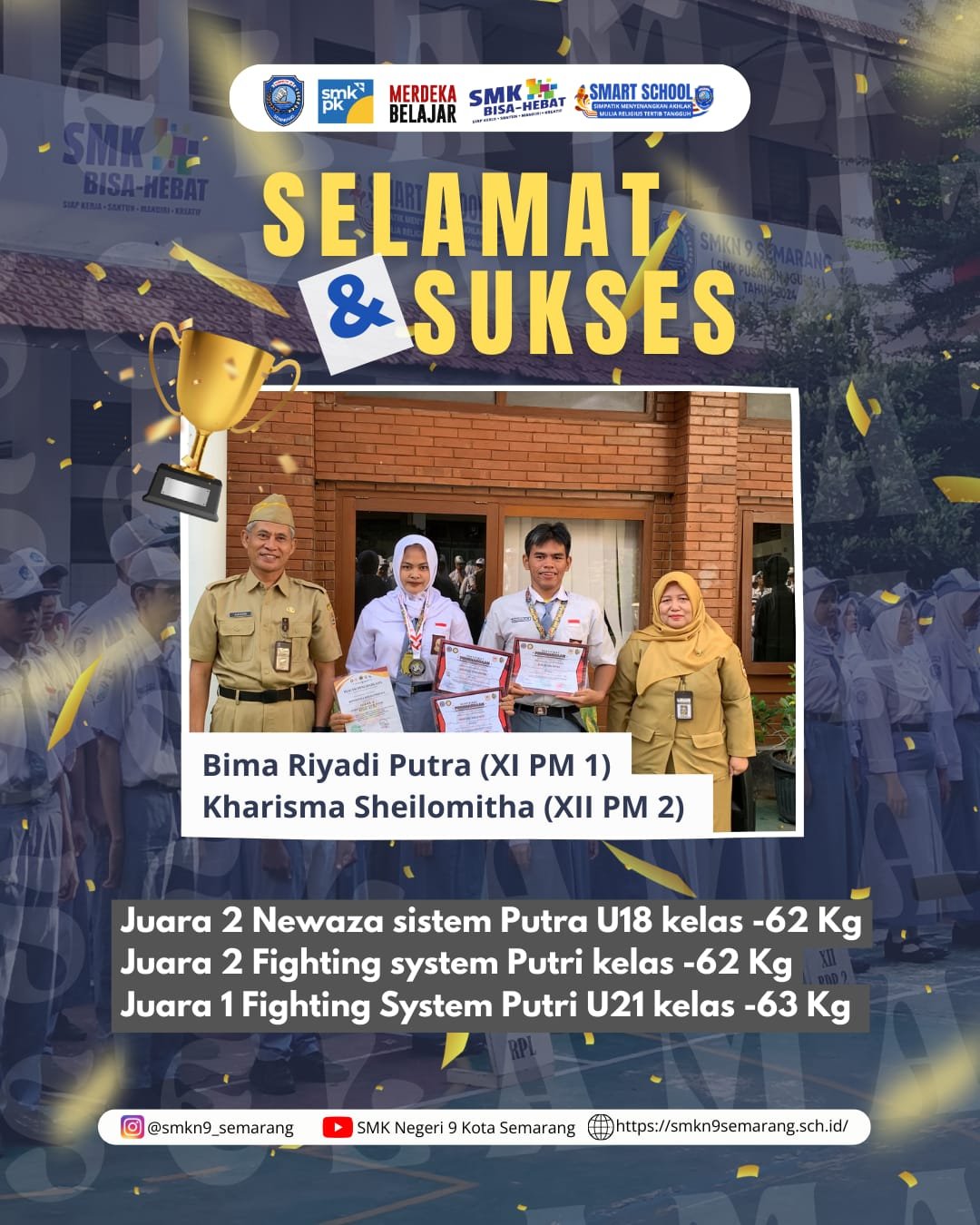 PRESTASI MEMBANGGAKAN SISWA SMK NEGERI 9 SEMARANG